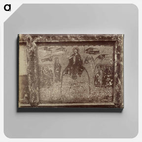 アートパネル-Eglise Saint-Vulfran à Abbeville
 - ウジェーヌ アジェ Canvas.