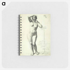 アートメモ帳-Standing Fermale Nude - ギュスターヴ クールベ Memo.