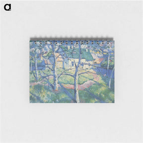アートメモ帳-Apple Trees in Blossom - カジミール マレーヴィチ Memo.
