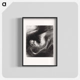 And the Devil That Deceived Them Was Cast Into the Lake of Fire and Brimstone, Where the Beast and the False Prophet Are - オディロン ルドン Poster.