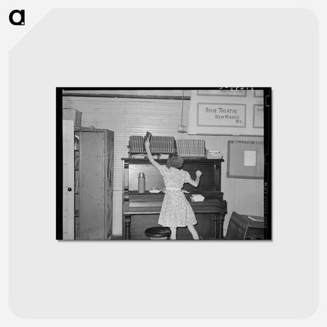 アートポストカード-Classroom Reader
 - ラッセル リー Postcard.