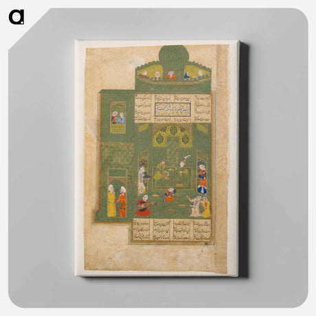 アートパネル-Bahrām Gūr in the Green Pavilion
 - セントルイス美術館 Canvas.