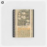 Kalenderblad voor mei 1911 met libellen en waterplanten by Theo van Hoytema - テオ ヴァン ホイテマ Memo.