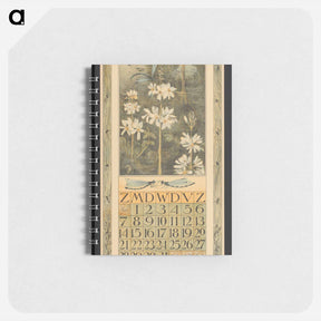 アートメモ帳-Kalenderblad voor mei 1911 met libellen en waterplanten by Theo van Hoytema - テオ ヴァン ホイテマ Memo.