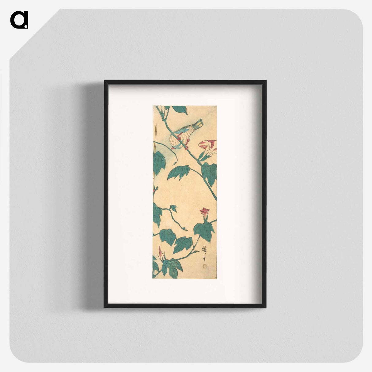 アートポスター-Bird and Ivy
 - 歌川 広重 Poster.