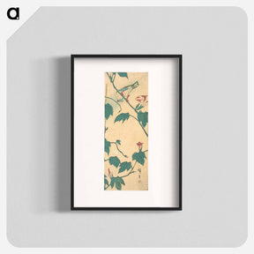 アートポスター-Bird and Ivy
 - 歌川 広重 Poster.