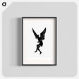 アートポスター-Male Angel Silhouette from Michael's Crag
 - 大英図書館 Poster.