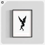 アートポスター-Male Angel Silhouette from Michael's Crag
 - 大英図書館 Poster.