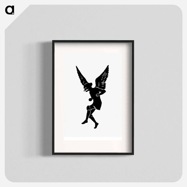 アートポスター-Male Angel Silhouette from Michael's Crag
 - 大英図書館 Poster.