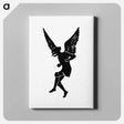 アートパネル-Male Angel Silhouette from Michael's Crag
 - 大英図書館 Canvas.