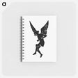 アートメモ帳-Male Angel Silhouette from Michael's Crag
 - 大英図書館 Memo.