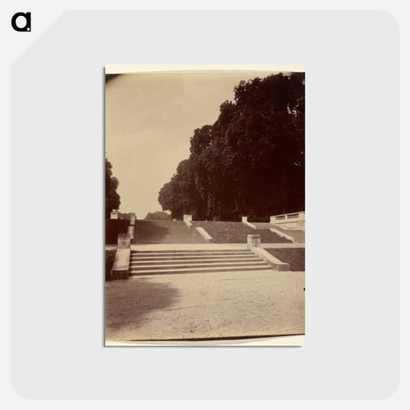 アートポストカード-Parc de Saint-Cloud
 - ウジェーヌ アジェ Postcard.