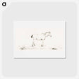 アートポストカード-Standing horse - ジャン ベルナール Postcard.