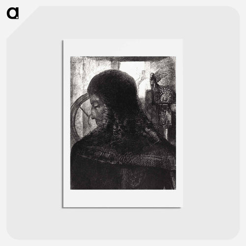 Old Knight - オディロン ルドン Postcard.