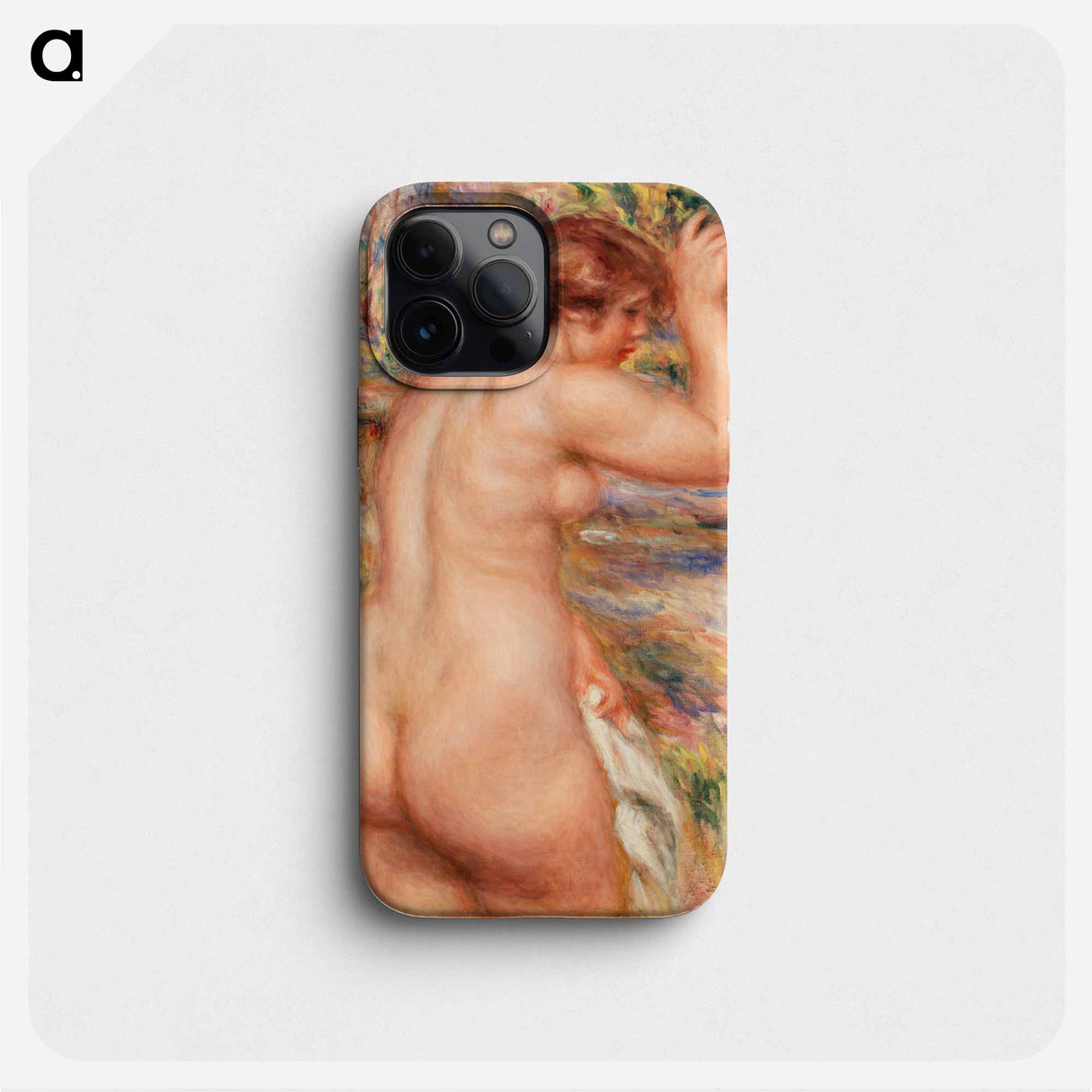 Nude in a Landscape - ピエール オーギュスト ルノワール Phone Case.