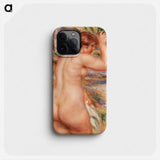 Nude in a Landscape - ピエール オーギュスト ルノワール Phone Case.