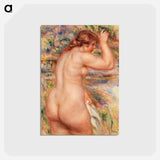 アートポストカード-Nude in a Landscape - ピエール オーギュスト ルノワール Postcard.