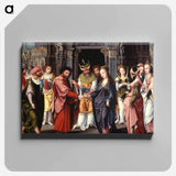 アートパネル-The Marriage of the Virgin
 - セントルイス美術館 Canvas.