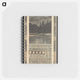 Kalenderblad voor november 1907 met trekvogels in een nachtlandschap - テオ ヴァン ホイテマ Memo.
