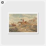 アートポストカード-Foxhunting: Full Cry
 - イェール大学アートギャラリー Postcard.