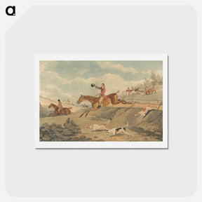 アートポストカード-Foxhunting: Full Cry
 - イェール大学アートギャラリー Postcard.