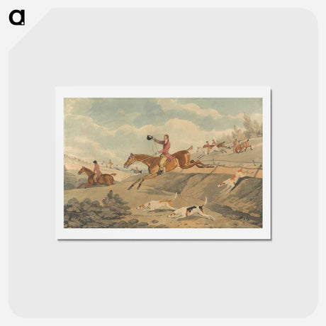 アートポストカード-Foxhunting: Full Cry
 - イェール大学アートギャラリー Postcard.