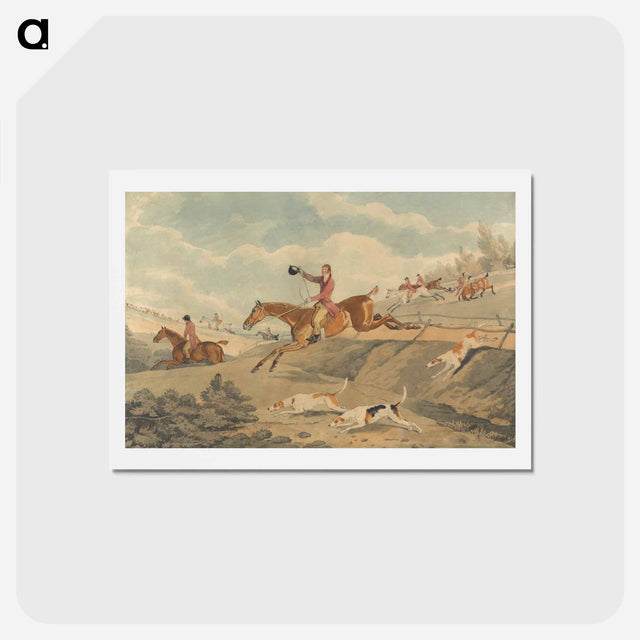 アートポストカード-Foxhunting: Full Cry
 - イェール大学アートギャラリー Postcard.