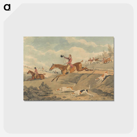 アートポストカード-Foxhunting: Full Cry
 - イェール大学アートギャラリー Postcard.