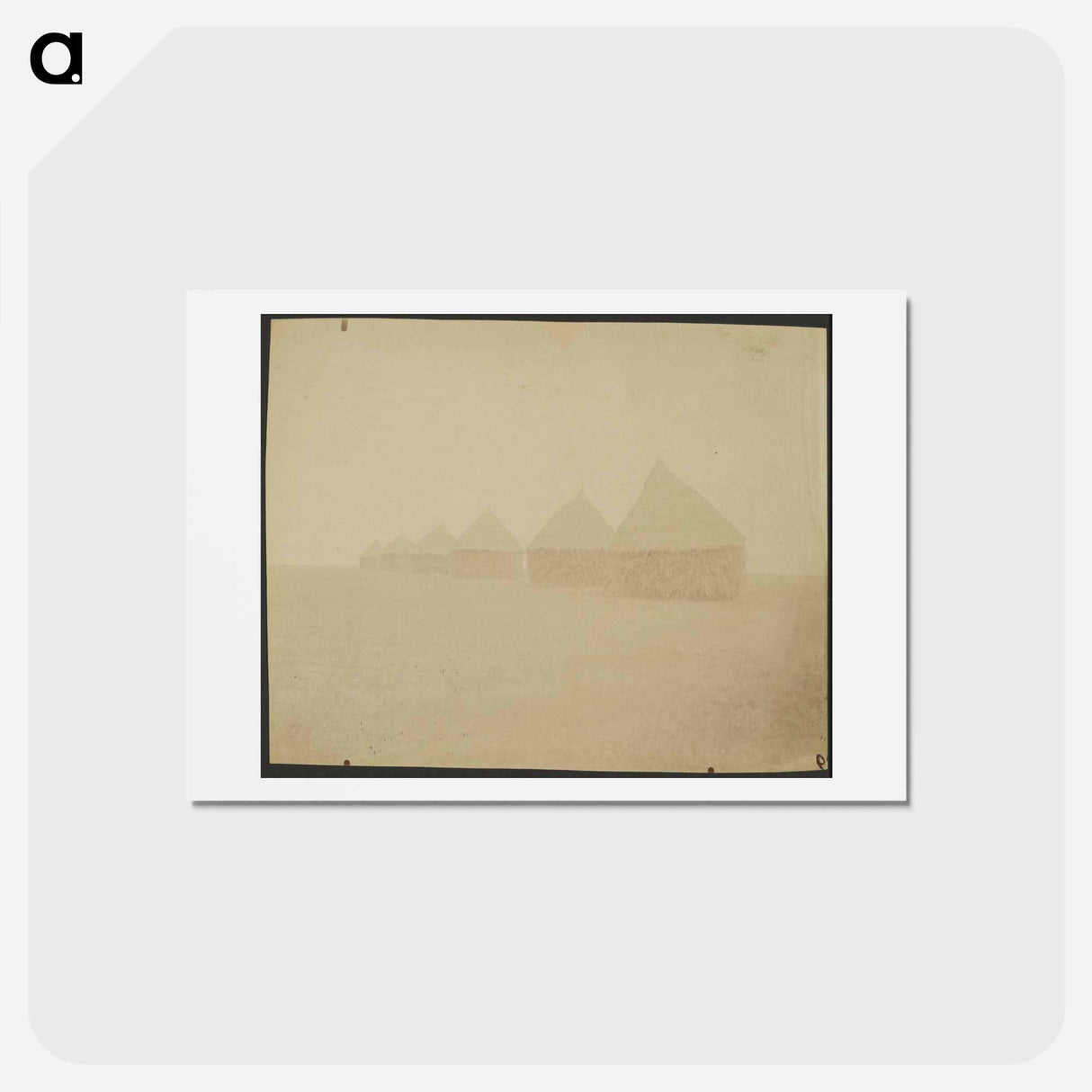 アートポストカード-Haystacks
 - ウジェーヌ アジェ Postcard.