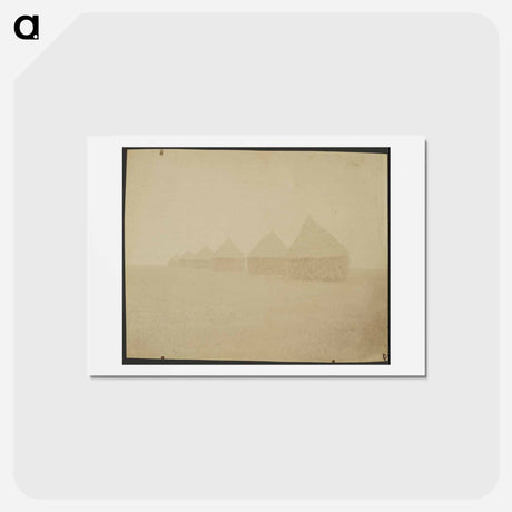 アートポストカード-Haystacks
 - ウジェーヌ アジェ Postcard.