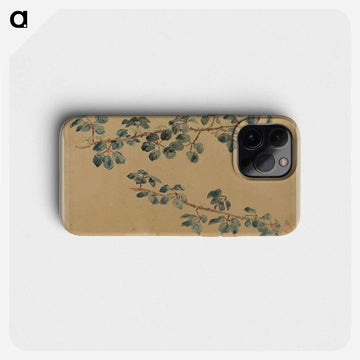 Two branches with leaves - ウジェーヌ ドラクロワ Phone Case.