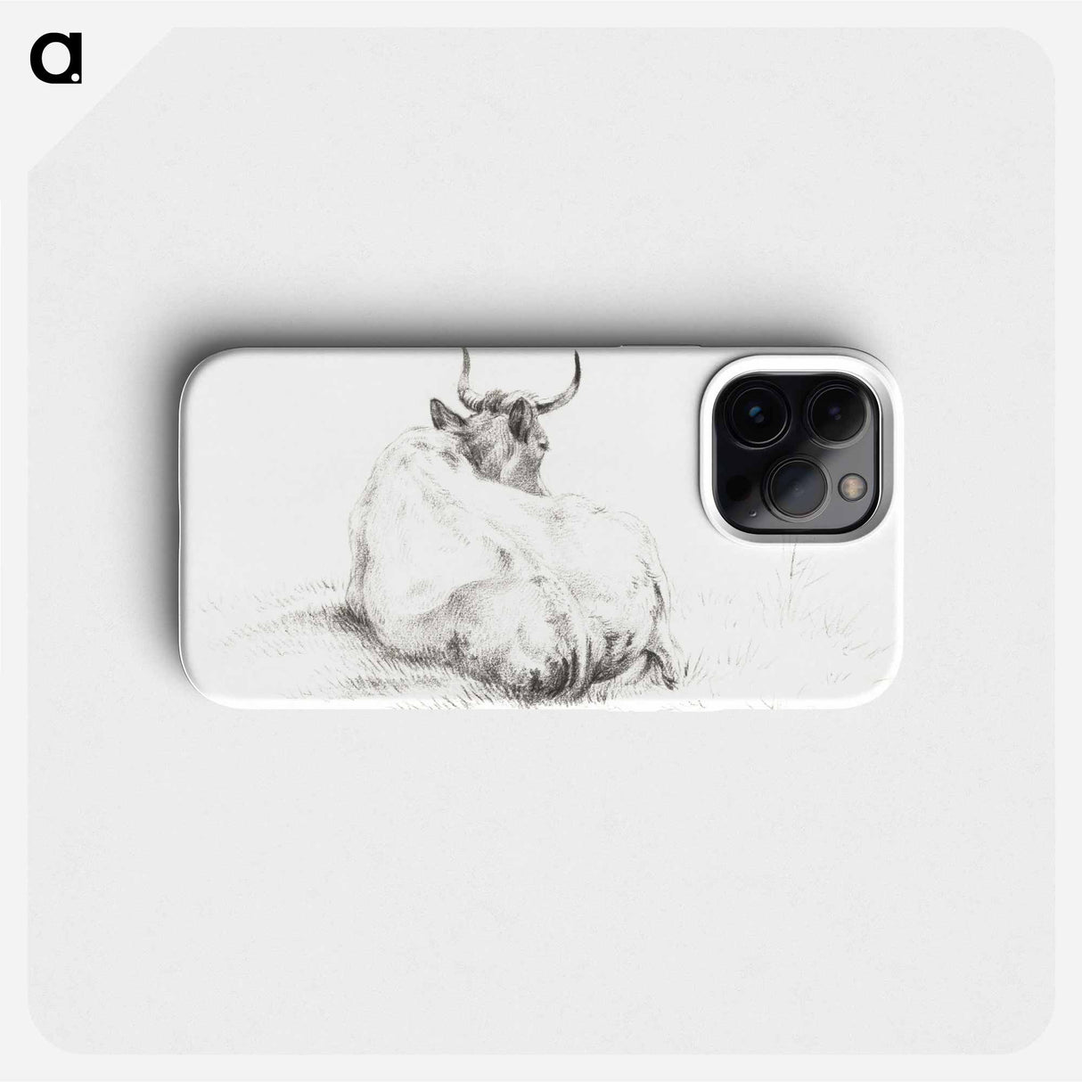 Lying cow - ジャン ベルナール Phone Case.