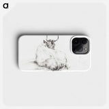 Lying cow - ジャン ベルナール Phone Case.
