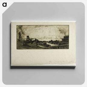 アートパネル-Coal Wharves, Staten Island, No. II
 - ジョセフ ペネル Canvas.
