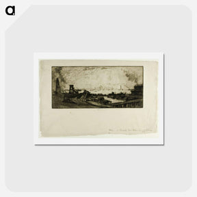 アートポストカード-Coal Wharves, Staten Island, No. II
 - ジョセフ ペネル Postcard.