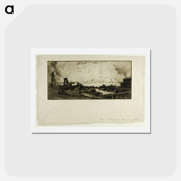 Coal Wharves, Staten Island, No. II
 - ジョセフ ペネル Postcard.