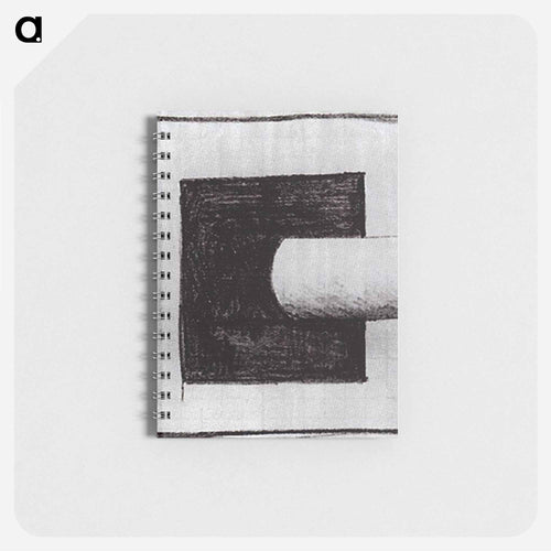 Black square and a white tube-shaped - カジミール マレーヴィチ Memo.