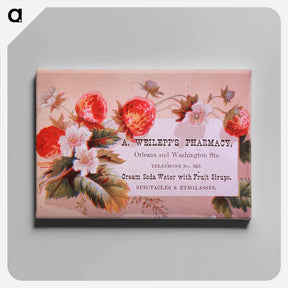 アートパネル-Advertising Card for A. Weilepp's Pharmacy
 - 国立医学図書館 Canvas.