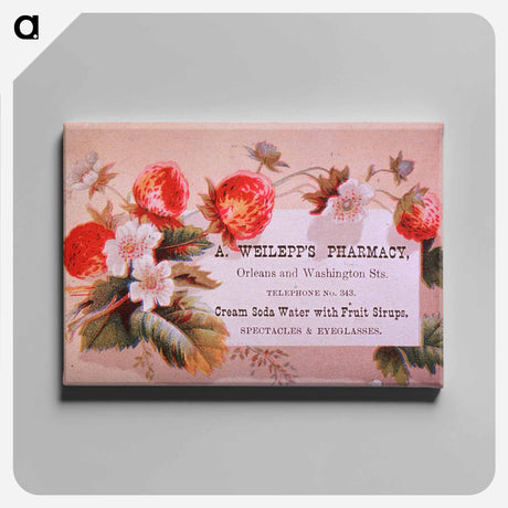 アートパネル-Advertising Card for A. Weilepp's Pharmacy
 - 国立医学図書館 Canvas.
