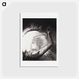 アートポストカード-A Woman Clothed with a Sun - オディロン ルドン Postcard.