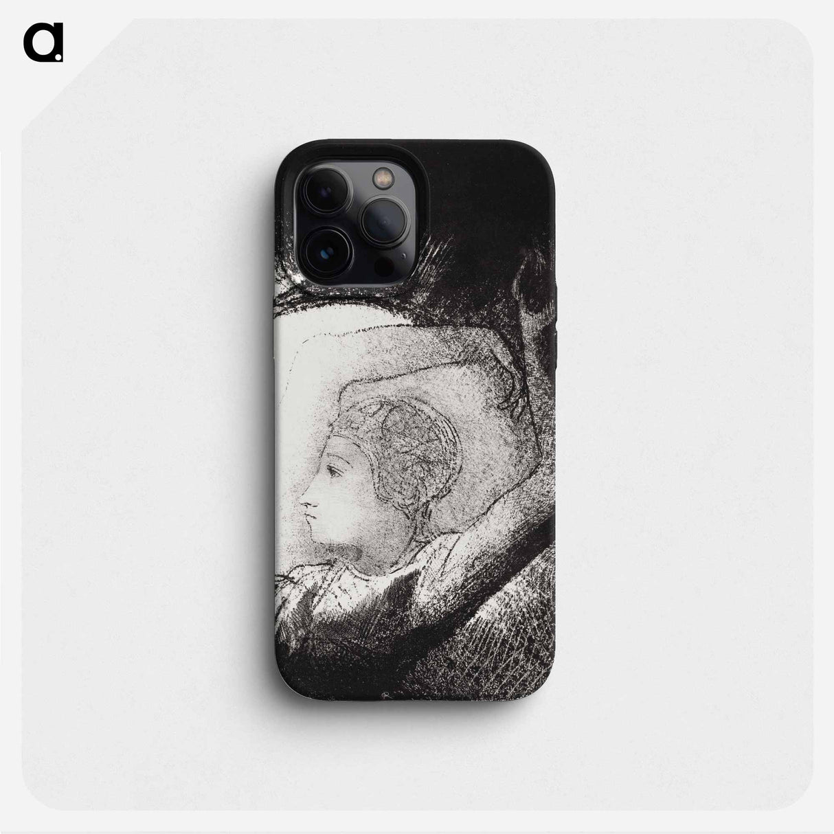 A Woman Clothed with a Sun - Odilon Redon Phone Case.