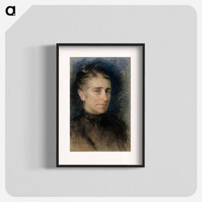 アートポスター-Portrait of Mrs. Emilie Krohn - アルバート エーデルフェルト Poster.