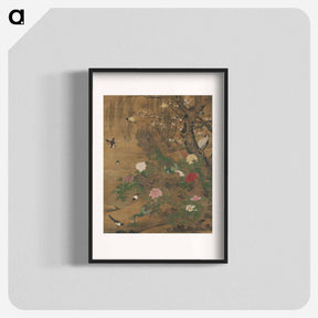 アートポスター-Birds Gather under the Spring Willow
 - クリーブランド美術館 Poster.