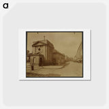 アートポストカード-Fontaine de la Petite Halle
 - ウジェーヌ アジェ Postcard.