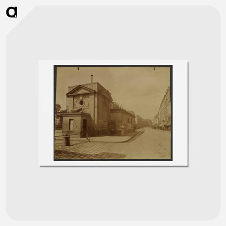 アートポストカード-Fontaine de la Petite Halle
 - ウジェーヌ アジェ Postcard.