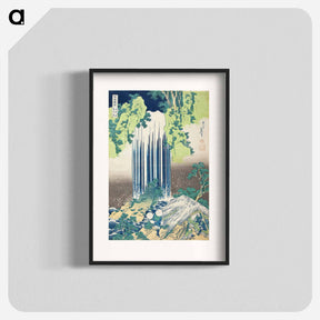 アートポスター-Yōrō waterfall in Mino Province - 葛飾 北斎 Poster.