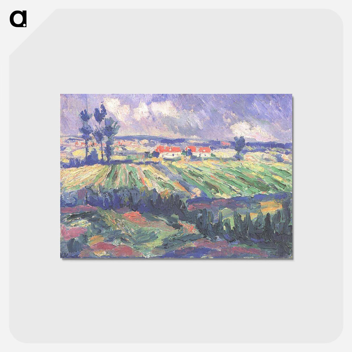 Fields - カジミール マレーヴィチ Postcard.