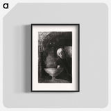 And the Seeker was Engaged in an Endless Search - オディロン ルドン Poster.