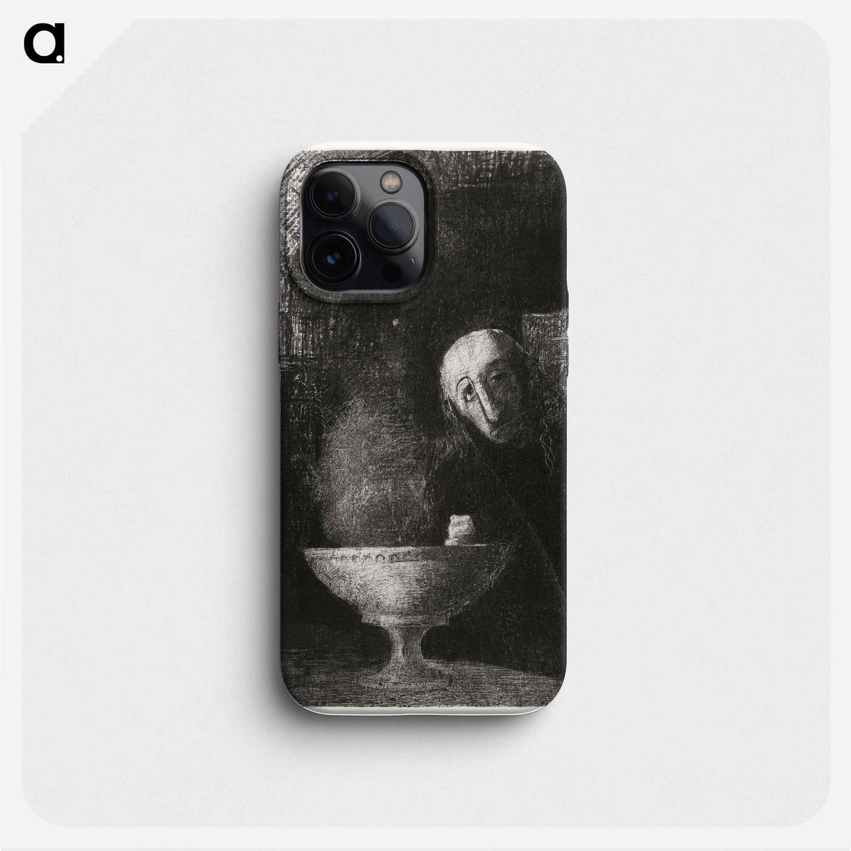 And the Seeker was Engaged in an Endless Search - Odilon Redon Phone Case.