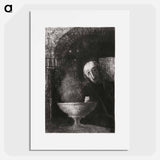 And the Seeker was Engaged in an Endless Search - オディロン ルドン Poster.